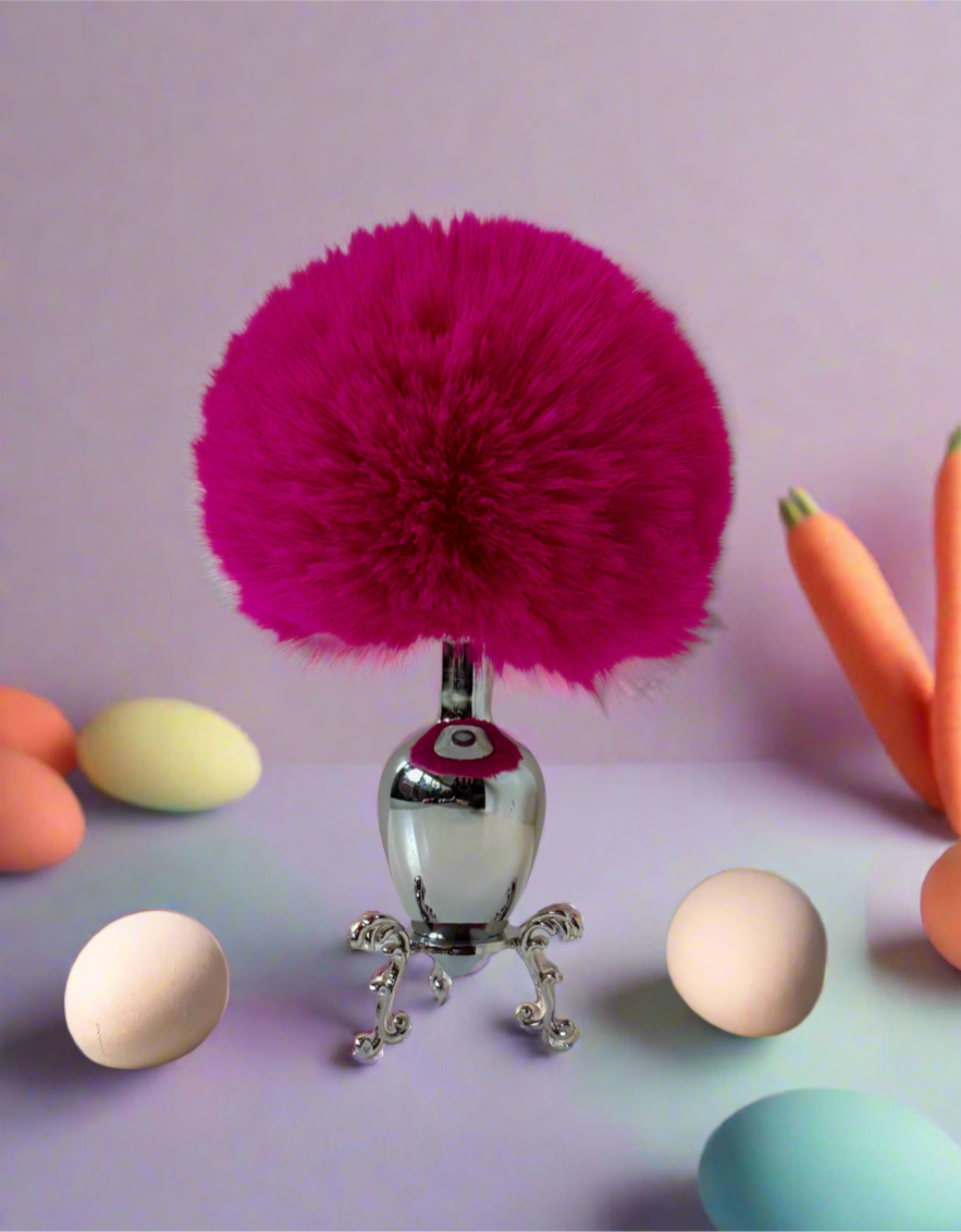 Cotton Candy Fluff – Ultra Soft Bunny Tail Plug