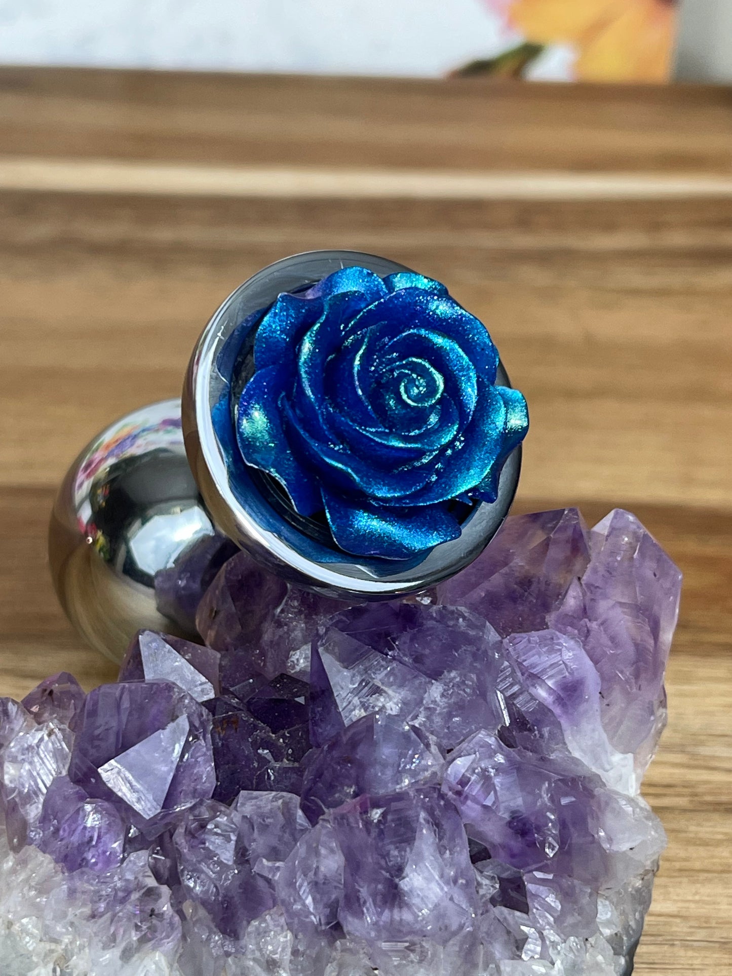 Rosebud Plug Silver