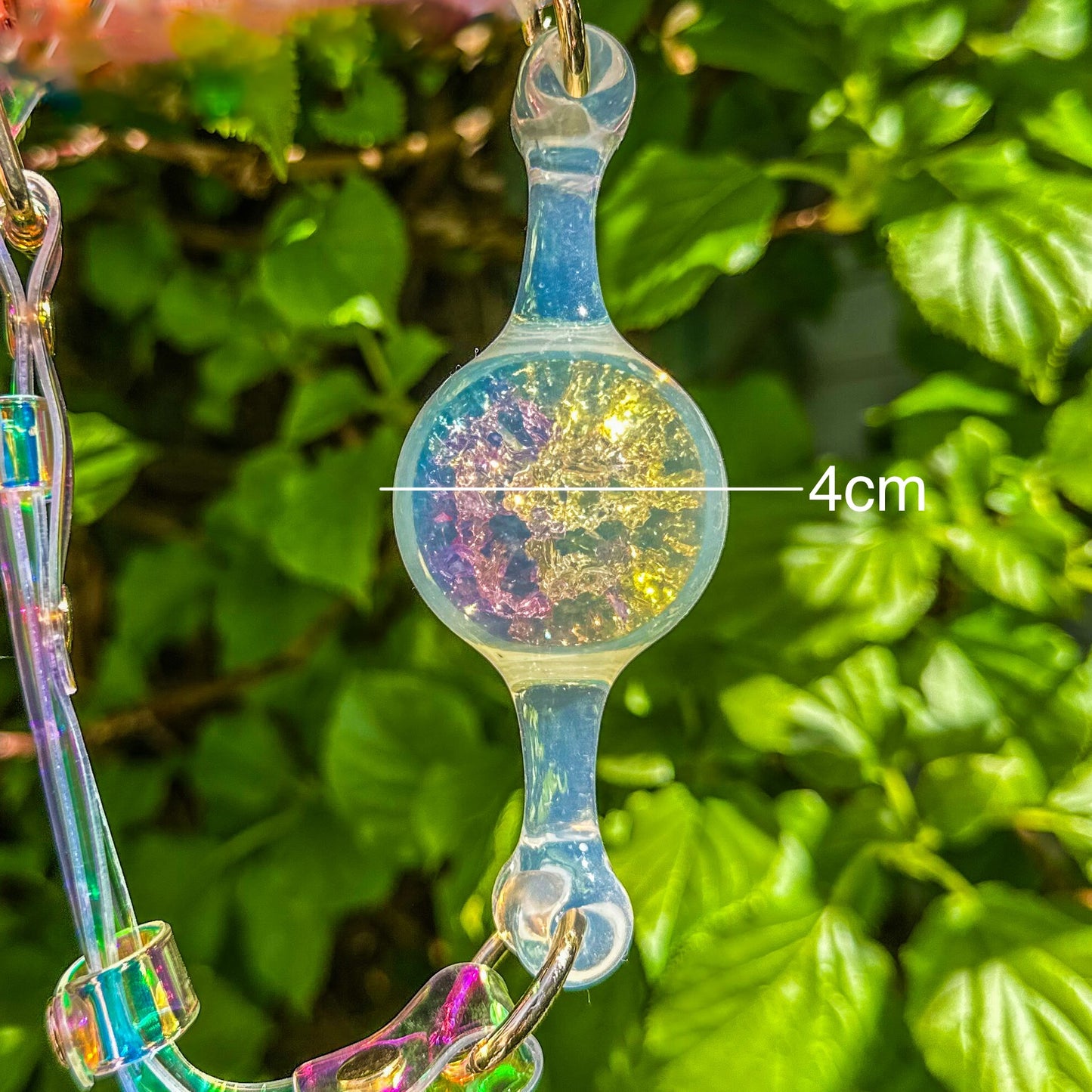 Rainbow Prism Silicone Ball Gag – Soft-Bite, Crystal Core Restraint