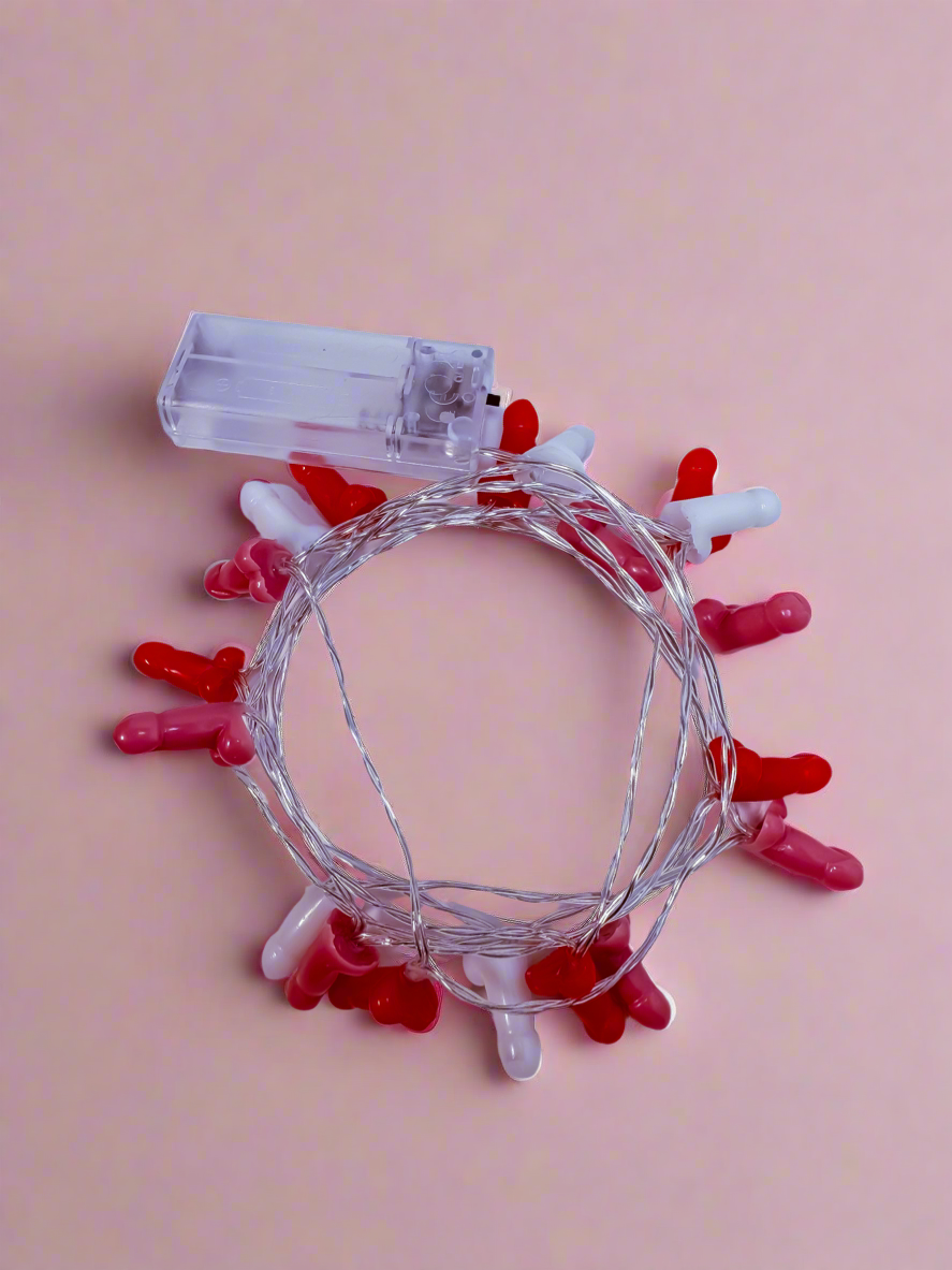 Valentine’s Day Teeny Penie 20 String Lights