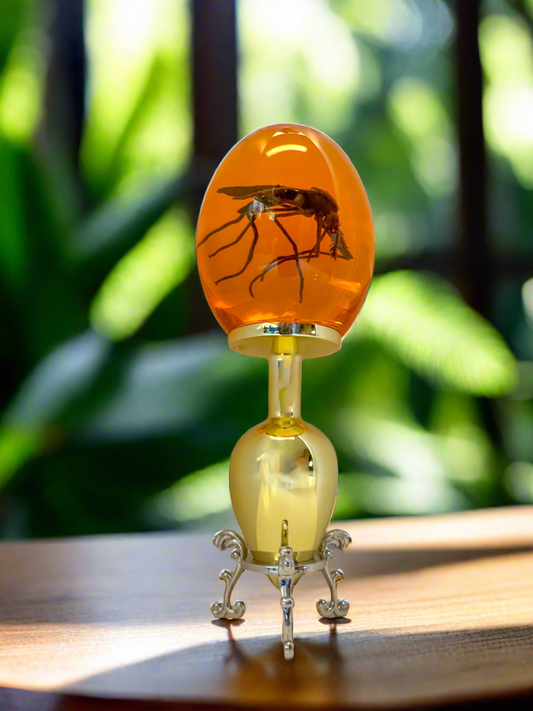 Amber Dreams – Jurassic-Inspired Gold Butt Plug