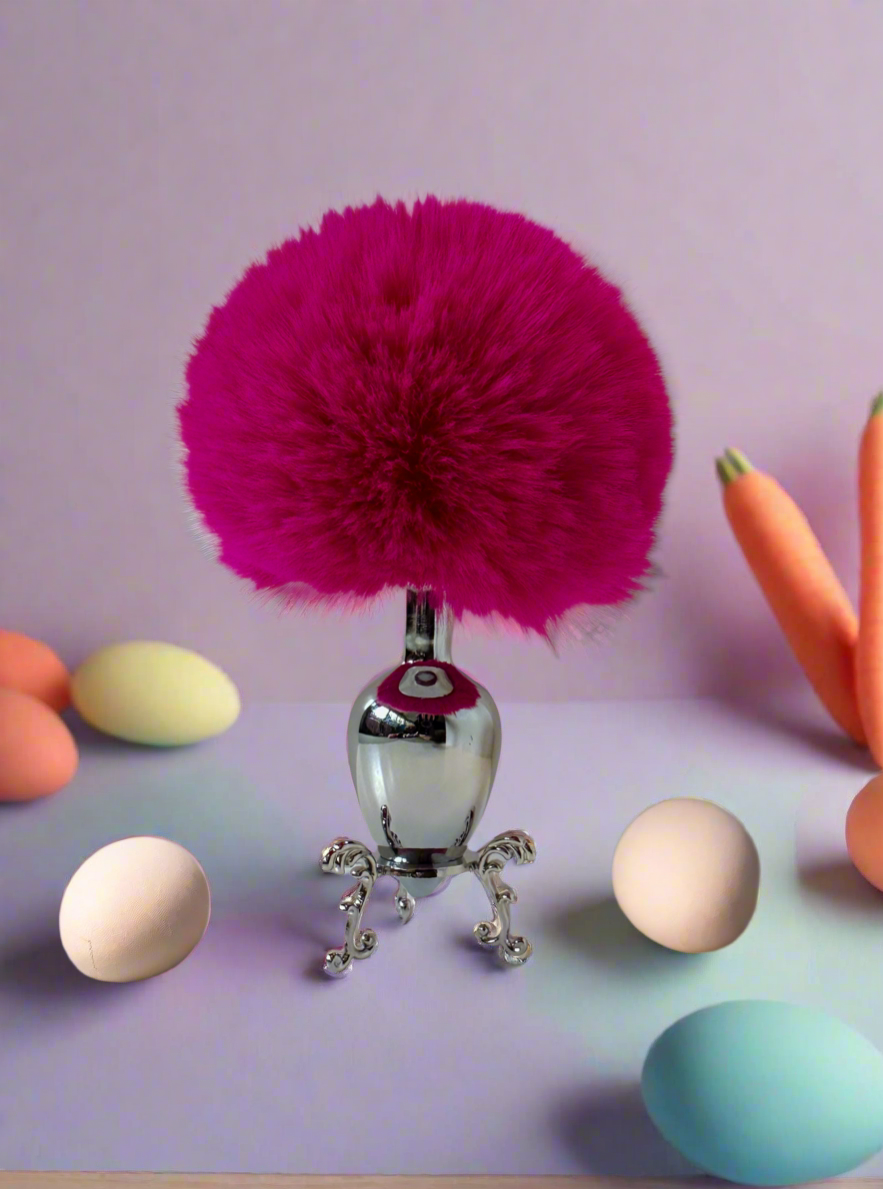 Cotton Candy Fluff – Ultra Soft Bunny Tail Plug